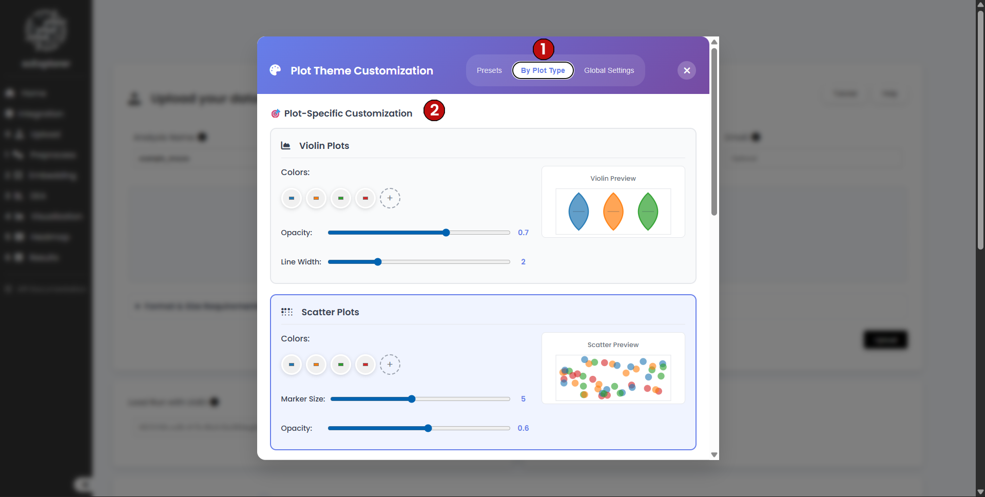 Theme Manager By-Plot-Type Customization