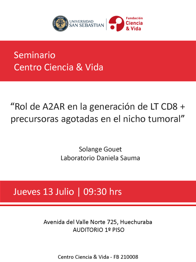 “Rol de A2AR en la generación de LT CD8 + precursoras agotadas en el nicho tumoral"