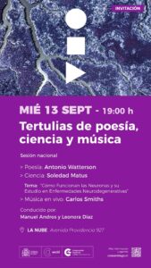Tertulias de poesía, ciencia y música septiembre